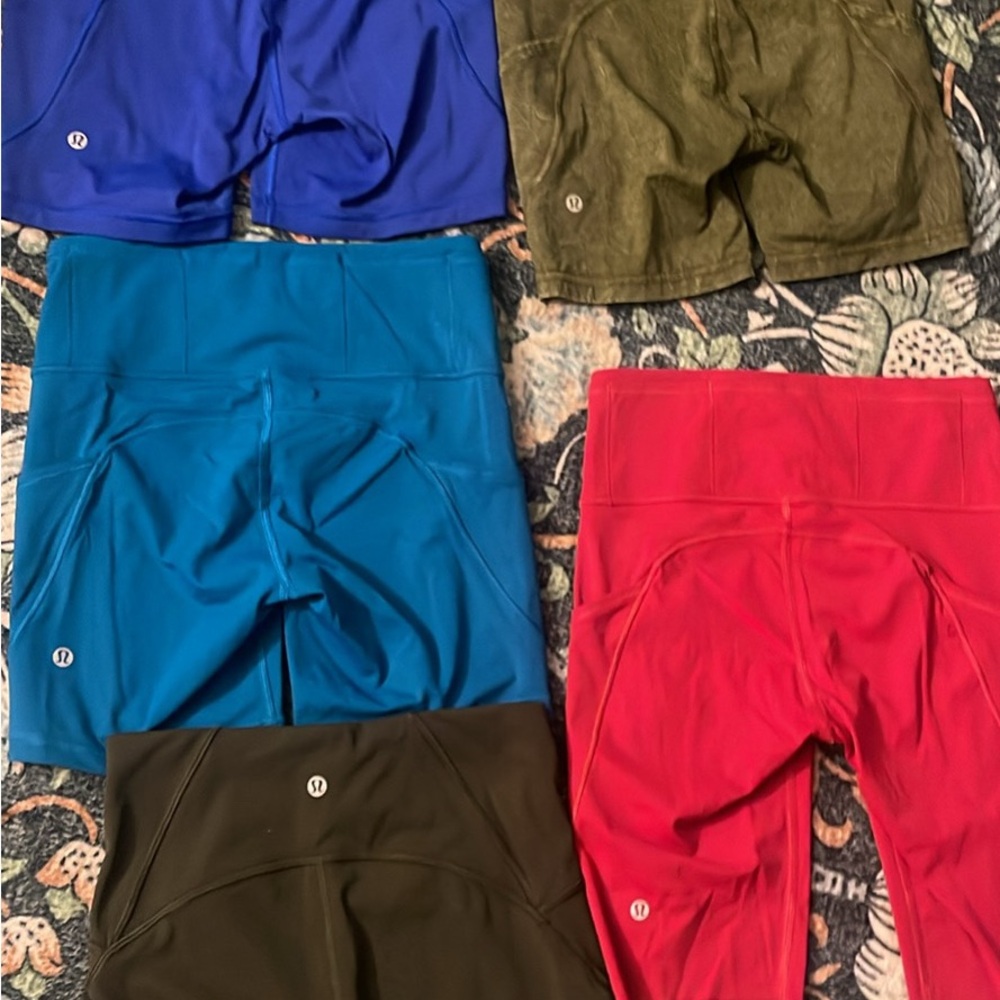 lululemon athletica Women's Shorts - Blue, Green, Red, Black